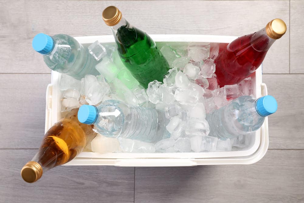Eis und Gefrierboxen